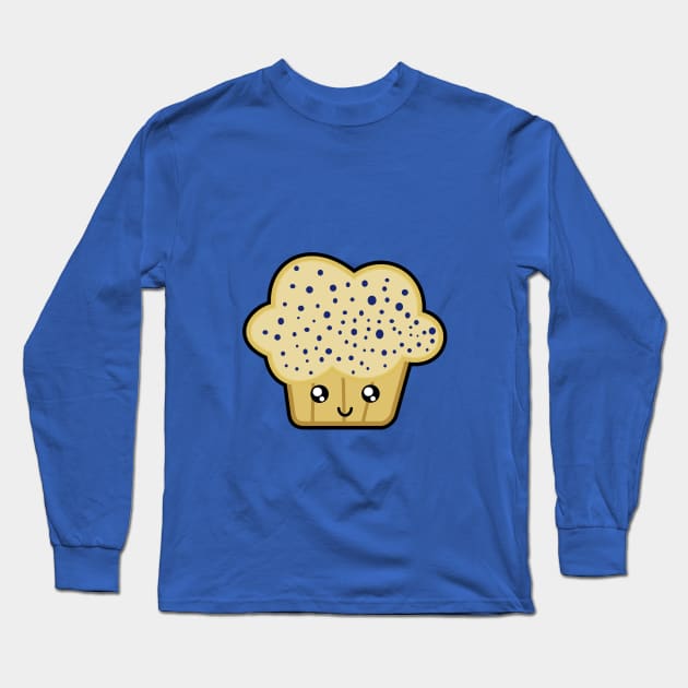 Blueberry Muffin Long Sleeve T-Shirt by TeaShirts